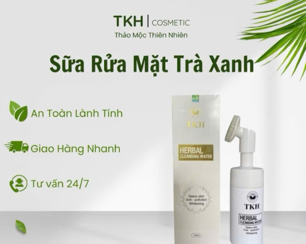 Sữa rửa mặt trà xanh Trần Kim Huyền